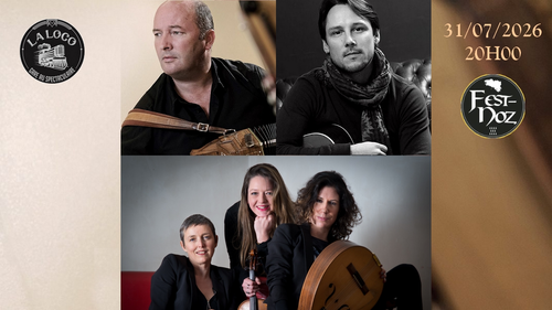 FEST NOZ – Fred GUICHEN – Erwan MOAL – Trio LE BUHE, BRUNET, LEON : Crêpes